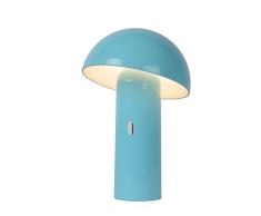 Lucide FUNGO - Tischlampe - LED Dim. - 1x7,5W 3000K - Pastellblau