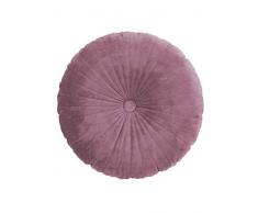 ESSENZA Zierkissen Naina Uni Polyester Violett, Rund ø40 cm