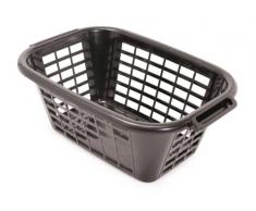 Addis 505606 Rechteckiger Wäschekorb schwarz