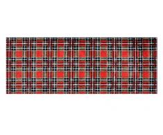 LifeStyle-Mat Designer Fussmatte Haustür – Fussmatten rutschfest und waschbar – Schmutzfangmatte/Fussabstreifer – BRAUN 67x170cm