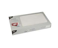 Papstar, 20 Mitteldecken, stoffähnlich, Vlies soft selection 80 cm x 80 cm weiss, #82332