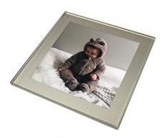 Adventa ACG02-SR Glasuntersetzer, Glas, Matte, Getränke, personalisierbar, Foto, Küche, Ausrüstung, Sicherheitsgehärtet