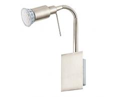 EGLO Wandstrahler Metall GU10, Silber