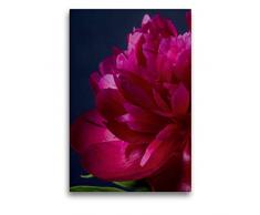 Calvendo Premium Textil-Leinwand 50 x 75 cm Hoch-Format Pfingstrose im krÃ¤ftigen Lila | Wandbild, HD-Bild auf Keilrahmen, Fertigbild auf hochwertigem Vlies. Stark Sugarsweet - Photo Natur Natur