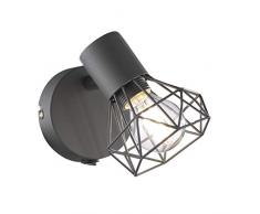 Fischer & Honsel Ran Wandleuchte, grau/chrom