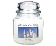 Village Candle Ice Castle 16 oz Glass Jar Scented Candle, Medium Eisschloß Duftkerze im Glas 454 g, weiß, 9.7 x 9.5 x 12.4 cm