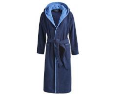 Egeria 501005 Calypso Kinder Jugend Bademantel, Baumwolle, 35 x 31 x 10 cm, Dunkle Blau