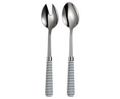 Campagne Marina Salatbesteck, Edelstahl, Blau, 25 x 5 x 3,5 cm