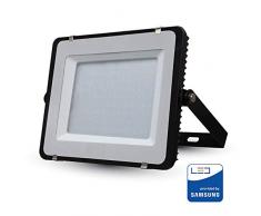 V-TAC VT-150 LED Strahler 150W, IP65 4000K Tagesweiß 12000 Lumen, Die Cast Aluminium, 150 W, Schwarzes Gehäuse