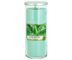 YANKEE CANDLE Large Pillar Aloe Water Duftkerze, Glas, Jade 19.2x8.3x8.3 cm