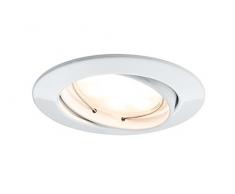 Paulmann 928.31 Premium EBL Set Coin dimmbar satiniert rund schwenkbar LED 92831 Spot Einbaustrahler Einbauleuchte