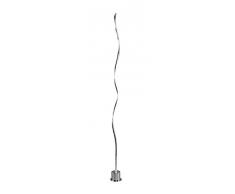 WOFI Stehleuchte, 1flammig, Serie Benett, 1 x LED, 9.5 W, Höhe 110 cm, Durchmesser 9 cm, Kelvin 3000