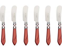 Bugatti alc3 m-n4232 Aladdin Besteckgarnitur, 6 Streichmesser Edelstahl/ABS bordeaux 21 x 18 x 3 cm