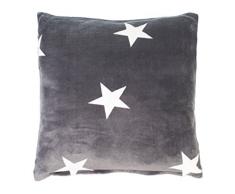 Gözze Wende- /Dekokissen, Mit Sternen, 50 x 50 cm, Anthrazit, 40120-91-050050