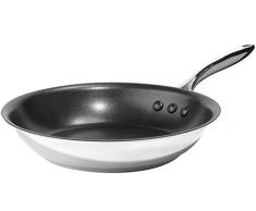Edelstahl Pfanne Earth by Ozeri mit ETERNA® Antihaftbeschichtung ohne PFOA, induktionsgeeignet, Black Interior, (26 cm)