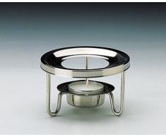 Küchenprofi Rechaud für Butterpfännchen in Silber, Edelstahl, 10 cm