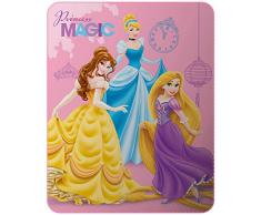 Disney Princess Decke, Fleece, Rosa, 110 x 140 cm