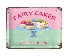FAIRY CAKES - fresh every day Blechschild 30 x 40 cm Art: 20388