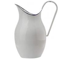 Ibili 903425 Glas Kaffeegläser aus emaillierter Stahl, 2,5 l, Weiß