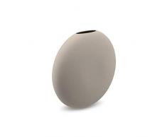 Cooee Design Pastille Vase, Keramik, Sand, L : 20, B: 6, H: 19 cm