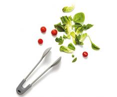 SALTER Earth BW08186G Leichte Servierzange, Kochzange, Salatbesteck, 25,1 cm, grau | Spülmaschinenfest | BPA-frei | Alternative zu Einwegkunststoffen, Bambusfasermischung