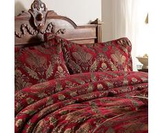 Riva Home Shiraz Zierkissen (50 x 75 cm) (Burgunder)