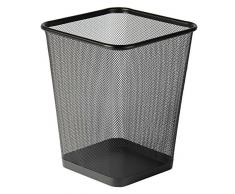Unbekannt Osco Papierkorb, Draht-Design, Schwarz