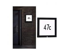 Paulmann 94255 Outdoor Panel LED Außenleuchte eckig incl. 1x10 Watt Anthrazit Aluminium 3000 K Warmweiß, 10 W
