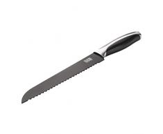 Kuhn Rikon 24018 Brotmesser-24018 Brotmesser, 18/8 Edelstahl, schwarz