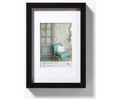 Walther design EA460B Stockholm Holzr. 040x060 Bilderrahmen, Holz, Schwarz, 43 x 3 x 63 cm