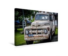 Premium Textil-Leinwand 45 x 30 cm Quer-Format FORD PICK-UPS F 1 - F 100 | Wandbild, HD-Bild auf Keilrahmen, Fertigbild auf hochwertigem Vlies, Leinwanddruck von © Michael Jaster Fotografie Düsseldorf