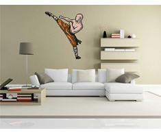 INDIGOS KAR-Wall-Chinakungfu36-58 Wandtattoo China-Chinesekungfu36 - Chinesisches Kung Fu - Wandaufkleber 58 x 72 cm