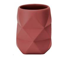 Kleine Wolke Crackle Accessoires, Polyresin, Rosenholz, Zahnputzbecher