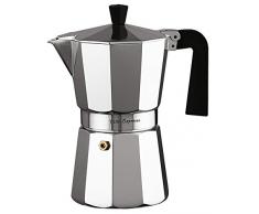 Ilsa – Aluminium Vitto Expresso Kaffeemaschine, Silber 3 Tassen Zentimeter Silber