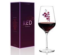 RITZENHOFF Rotweinglas 0,58l Iris Interthal 2017 Ritzenhoff RED / Design Weinglas