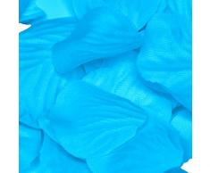 Eleganza Rosenblätter türkis X 164pcs, Polyester