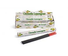 Stamford INC 37316 Räucherstäbchen Citronella & Lemongras, Schwarz, One Size, 20 Stück