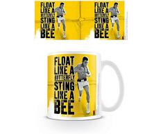 empireposter Ali, Muhammad - Float Like A Butterfly, Sting Like A Bee - Keramik Tasse - Größe Ø8,5 H9,5cm