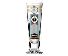 Ritzenhoff Black Label Schnapsglas von Petra Mohr, aus Kristallglas, 40 ml, mit fünf Bierdeckeln