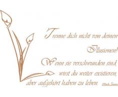 INDIGOS 4051719328950 Wandtattoo, Vinyl, braun, 60 x 10 x 10 cm