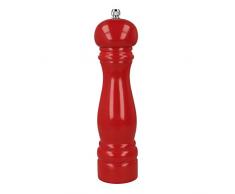 Metaltex Pfeffermühle 22cm in rot lackiert, Holz, 4 x 4 x 22 cm