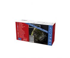 Konstsmide 3679-107 LED Lichternetz mit weißen Globes / für Außen (IP44) / 24V Außentrafo / 80 warm weißen Dioden / schwarzes Kabel