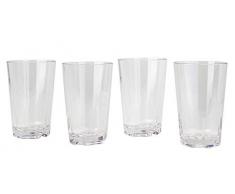 BRUNNER Tritan Trinkgläser Mehrweg Trinkbecher 0,3l, BPA-frei, unzerbrechlich, Kunststoff