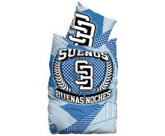 Suenos Bettwäsche, Blau, 135 x 200 cm