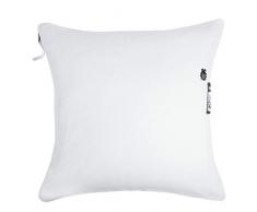 Sunny-Kissenbezug – weiche Kissenhülle aus Baumwolle für Sofa, Terrasse und Garten – mit dekorativem Reißverschluss - 40x40 cm – 000 white – von ’zoeppritz since 1828’