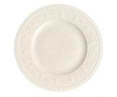 Cellini Ovale Servierplatte von Villeroy & Boch - Premium Porzellan - Made in Germany - Spülmaschinen- und Mikrowellengeeignet - Elegand Gravur - 40 cm Salad Plates weiß