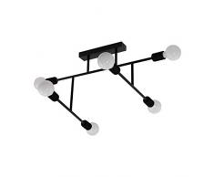 EGLO BELSIANA Deckenleuchte, Stahl, 40 W, schwarz