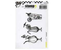 Carabelle Studio Cling Stamp Art, Stempel Set, Cocktails, für Papierbasteln, Stempelprojekte, Kartengestaltung und Scrapbooking