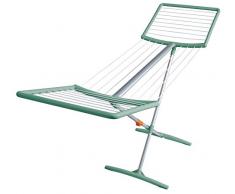 Juwel Fashiondry Wäscheständer (mit Wäscheleinen, Trockenlänge 18 m, Farbe mint, Aluminiumausführung) 40808