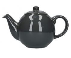London Pottery Globe Kleine Teekanne mit Sieb, Keramik, Grau (London Grey), 2 Cup (500 ml)